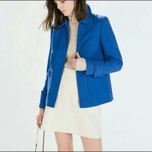 🔥Electric Blue Zara Coat 🔥